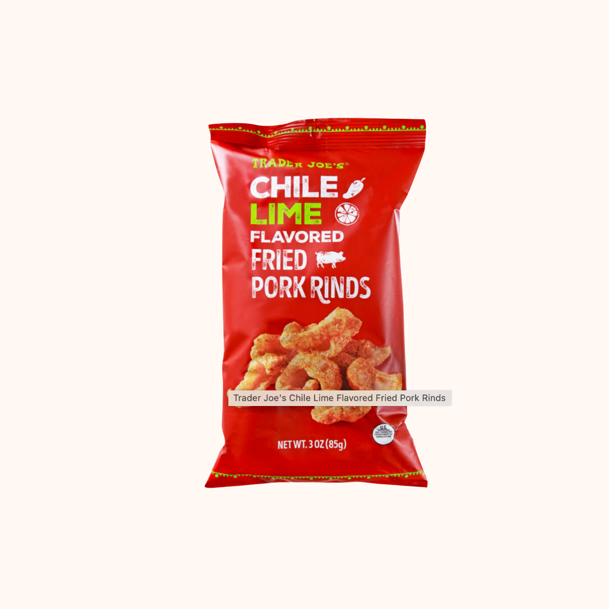 Chile Lime Flavored Fried Pork Rinds
