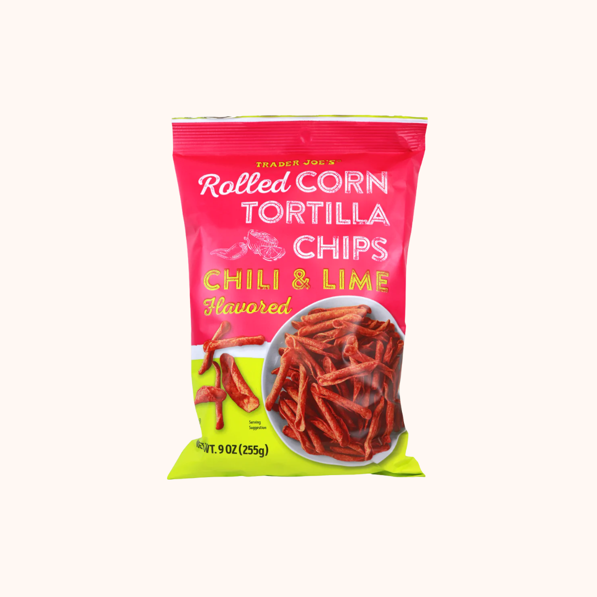Chili & Lime Flavored Rolled Corn Tortilla Chips